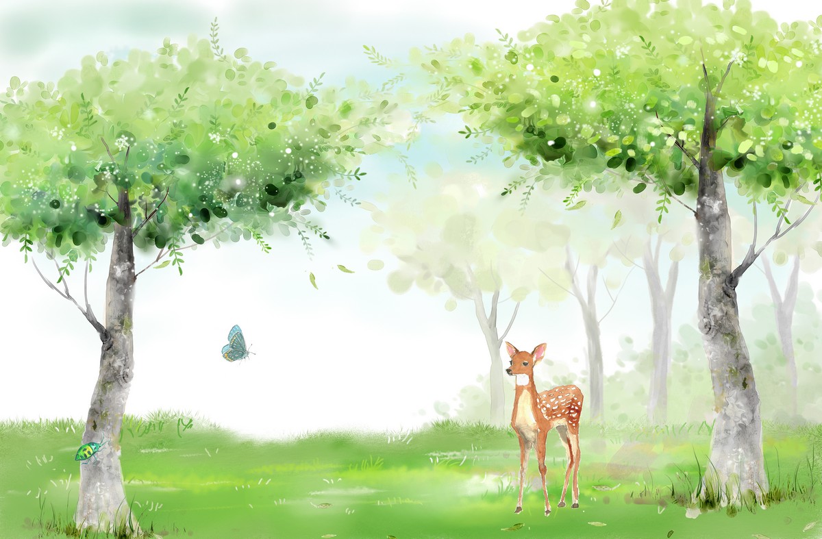 Фреска Цветущие луга